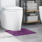 Ne&scaron;lapiantis Vonios Kilimėlis su Tualeto I&scaron;kirtimu Violetinė PP