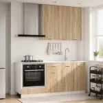 Virtuvės vienetas LYON 5 pcs Sonoma ąžuolas Apdirbta mediena