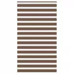 Zebrinės žaliuzės, rudos, 130x200 cm, audinys, plotis 125,9 cm, poliesteris