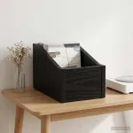 LP įra&scaron;ų dėžutė Juodojo ąžuolo 18 x 32 x 18 cm Apdirbta mediena