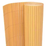 Dvipusė sodo tvora, geltona, 90x500cm, PVC