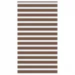 Zebrinės žaliuzės, rudos, 135x200 cm, audinys, plotis 130,9 cm, poliesteris