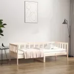 Lova be čiužinio, 90x190cm, pu&scaron;ies medienos masyvas