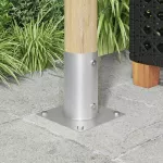 Apvalus žemės inkaras 12 pcs Sidabrinė 15 x 15 x 15 cm Metalas