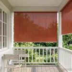 Lauko roletai 90% UV blokavimui Terakota 240 x 230 cm HDPE