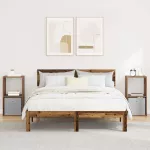 Naktinis staliukas 2 pcs Senas medis 35 x 32 x 68,5 cm