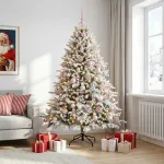 Dirbtinė kalėdinė eglutė su rutuliuku 210 cm 300 LED