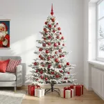 Dirbtinė kalėdinė eglutė su rutuliuku 180 cm 300 LED