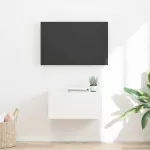 TV sieninė spintelė Balta 60 x 31 x 29,5 cm Apdirbta mediena