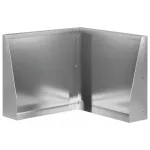 Sienelė 50 x 50 x 30 cm Galvanizuotas plienas Sidabrinė