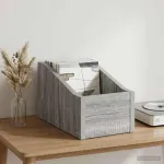LP įra&scaron;ų dėžutė Pilka Sonoma 18 x 32 x 18 cm Apdirbta mediena