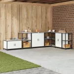 Virtuvės saugojimas HATTEM Balta 60 x 50 x 92 cm Plienas