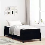Kiemas lova Juoda 100 x 200 cm audinys