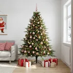 Dirbtinė kalėdinė eglutė su rutuliuku 180 cm 300 LED