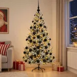 Dirbtinė kalėdinė eglutė su rutuliuku 180 cm 300 LED