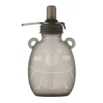 Haakaa Happii Bear silikoninis mai&scaron;elis tyrelėms/sultims 170 ml Pilka