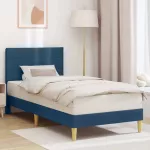 Lovos rėmas su galvūgalio Mėlyna 100 x 200 cm Audinys