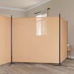 4-skydelis kambario skirstytuvas Smėlio 698 x 180 cm Audinys