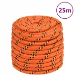 Valties virvė, oranžinės spalvos, 18mm, 25m, polipropilenas