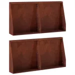 Sienelė 4 vnt. 40 x 12 x 30 cm Rūdijanti