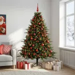 Dirbtinė kalėdinė eglutė su rutuliuku 180 cm 300 LED