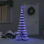 LED Kalėdų medis Mėlyna 184,5 cm metalas