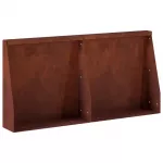 Sienelė 2 vnt. 40 x 12 x 40 cm Rūdijanti