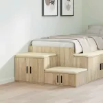 Oppbevaringsskap 2 pcs Sonoma ąžuolas 103 x 41 x 40 cm