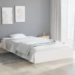 Lovos rėmas, baltos spalvos, 90x200cm, medienos masyvas