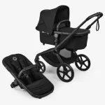 Bugaboo Fox 5 Renew ratų komplektas Heritage Black/Black