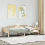 Lovos rėmas be čiužinio, 90x200cm, pu&scaron;ies medienos masyvas