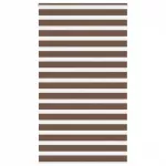 Zebrinės žaliuzės, rudos, 120x230 cm, audinys, plotis 115,9 cm, poliesteris