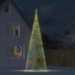 LED Kalėdų eglutė 1544 LED Spalvingi 500 cm