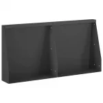 Sienelė 2 vnt. 40 x 12 x 50 cm Plienas Juoda