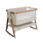 Tutti Bambini kūdikio lop&scaron;ys prie lovos CoZee Air Scandinavian Walnut-Ecru