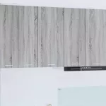Pakabinama spintelė Pilkas Sonoma ir baltas 40 x 31 x 80 cm