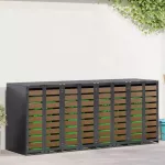 Rato konteinerių laikymas 3 konteineriams 340 x 77.5 x 115.5 cm