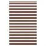 Zebrinės žaliuzės, rudos, 140x230 cm, audinys, plotis 135,9 cm, poliesteris