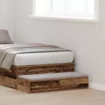 Lovos stalčiai su stalčių Senas medis 100 x 36,5 x 16,5 cm