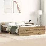 Lovos rėmas be čiužinio, artisano ąžuolo, 120x190 cm
