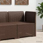 1-Vietis Sodo Sofas, Atrodo kaip Ratano PP Ruda