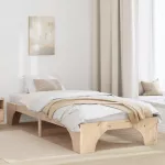 Lovos rėmas Natūrali 75 x 190 cm Kietos pu&scaron;ies mediena