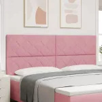 LED galvūgalis Rožinė 200 cm Aksomas