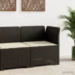 1-Vietis Sodo Sofas su Pagalvėle, Atrodo kaip Ratano PP