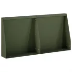 Sienelė 2 vnt. 40 x 12 x 50 cm Plienas Alyvuogių žalia