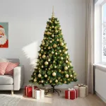 Dirbtinė kalėdinė eglutė su rutuliuku 210 cm 300 LED