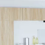 Pakabinama spintelė Riga 2 pcs Sonoma ąžuolas ir baltas
