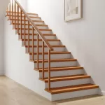 Laiptų pakopos 2 vnt. 100 x 25 x 2 cm &Scaron;viesiai rudas