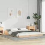 Lovos rėmas Ruda 160 x 210 cm Kietos pu&scaron;ies mediena