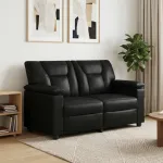 Sofa Juoda 151 x 85 x 93 cm Dirbtinė oda